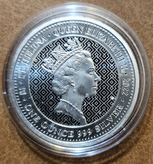 1 font Szt. Helena 2022 - A királynő erényei – Igazság (1 oz. Ag)