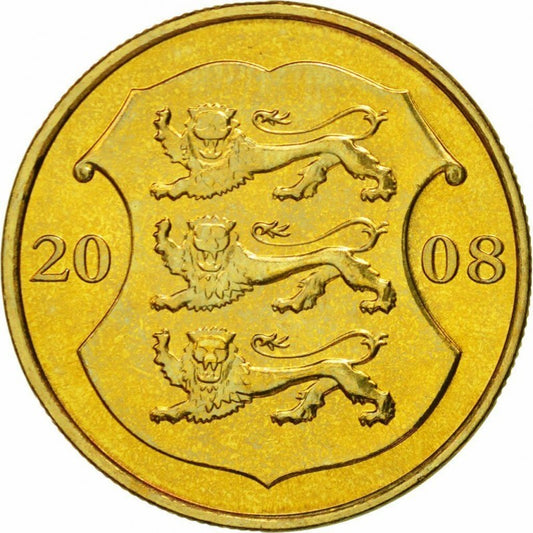 1 krooni Észtország 2008 (UNC)