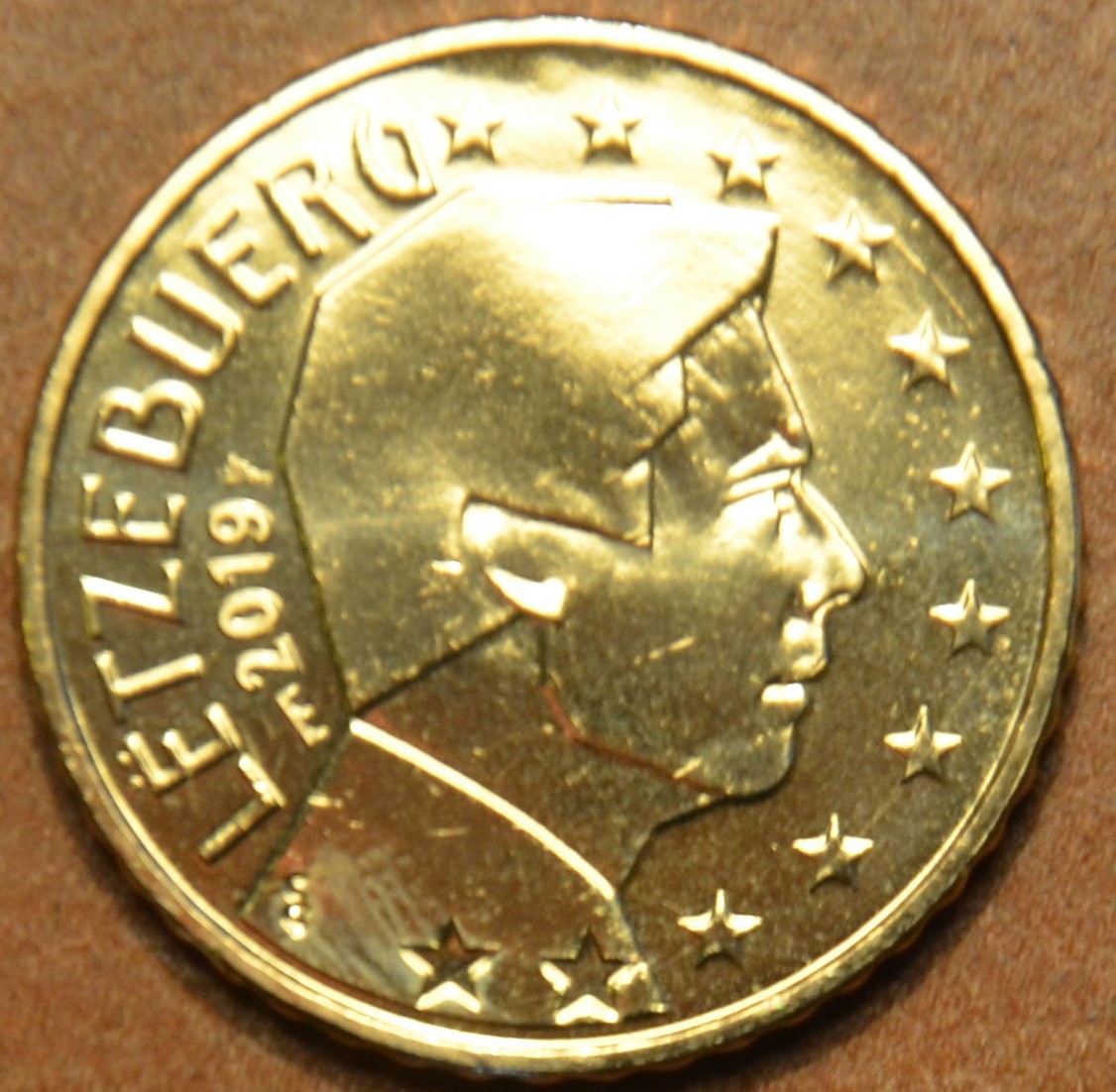 10 cent Luxemburg 2019 "híd" verjeggyel (UNC)
