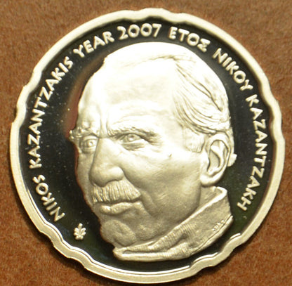 10 Euro Ag Görögország 2007 Nikos Kazantzakis (Proof)