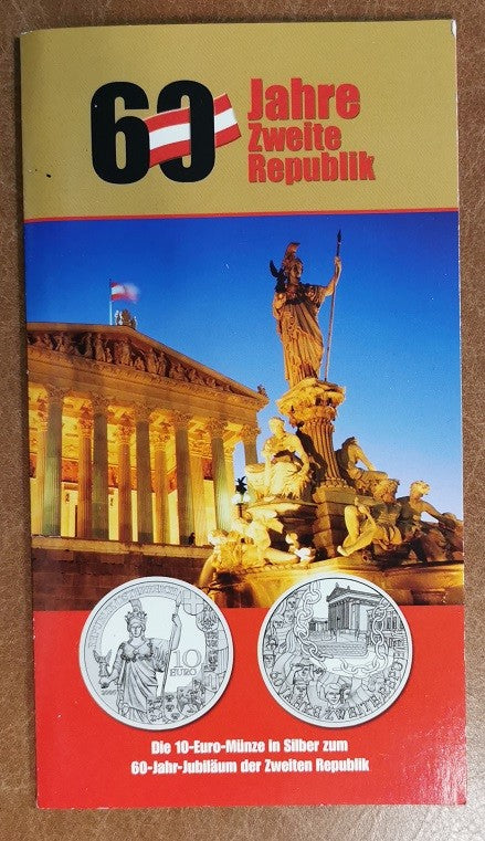 10 Euro Ausztria 2005 - A köztársaság 60 éve (UNC)