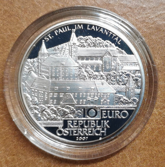 10 Euro Ausztria 2007 Lavanttal (Proof)