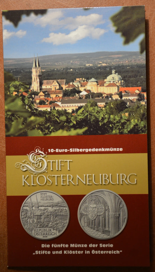 10 Euro Ausztria 2008 - Klosterneuburg  (BU)