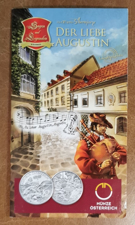 10 Euro Ausztria 2011 Liebe Augustin (BU)