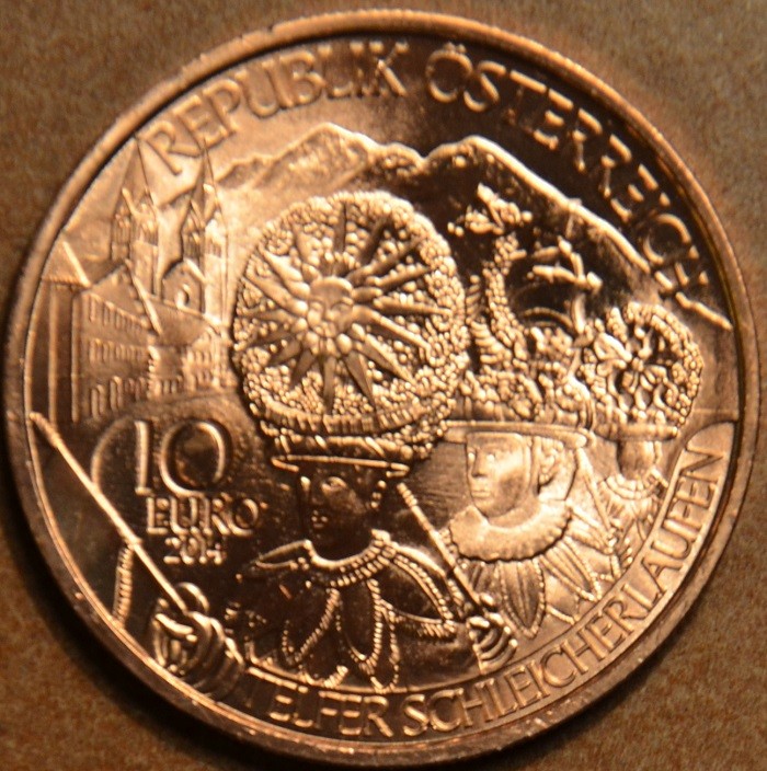10 Euro Ausztria 2014 Tirol (UNC)