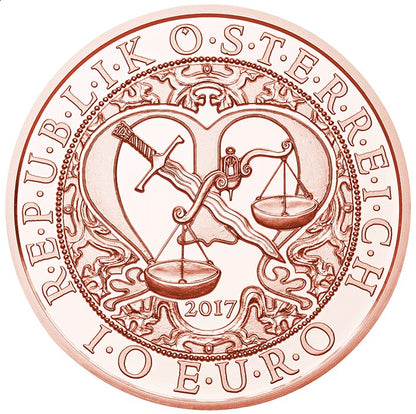 10 Euro Ausztria 2017 Mihály (UNC)