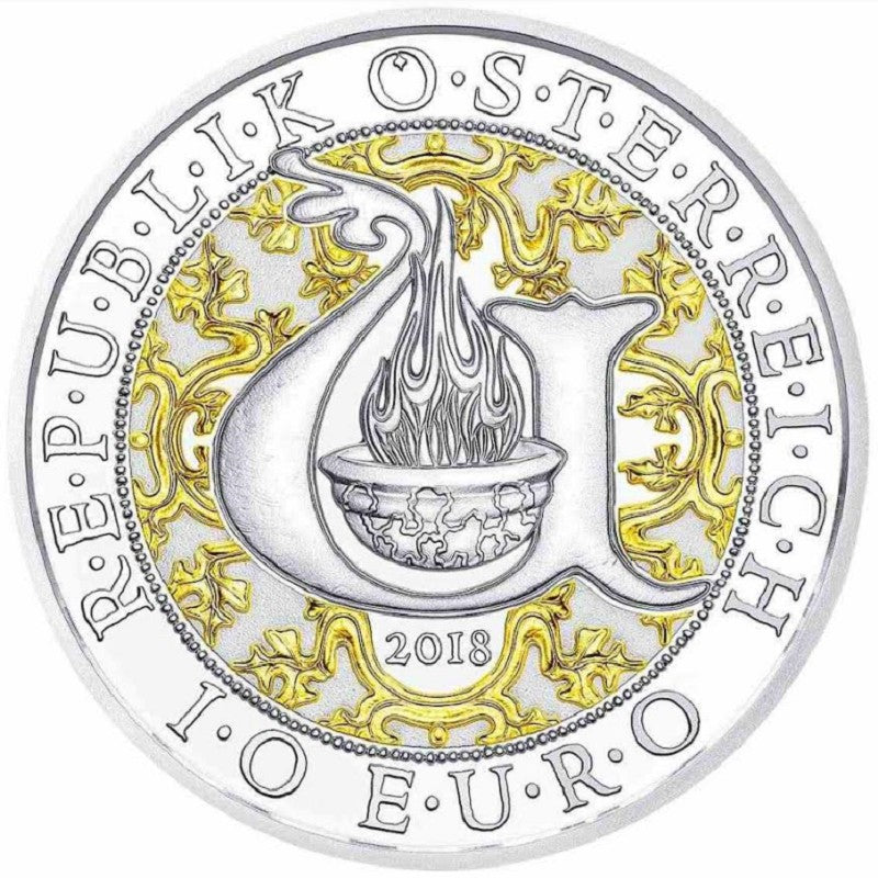 10 Euro Ausztria 2017 - Uriel a fény angyala (Proof)