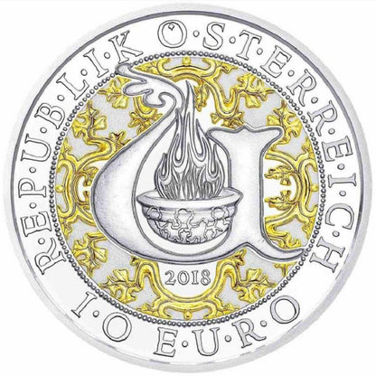 10 Euro Ausztria 2017 - Uriel a fény angyala (Proof)
