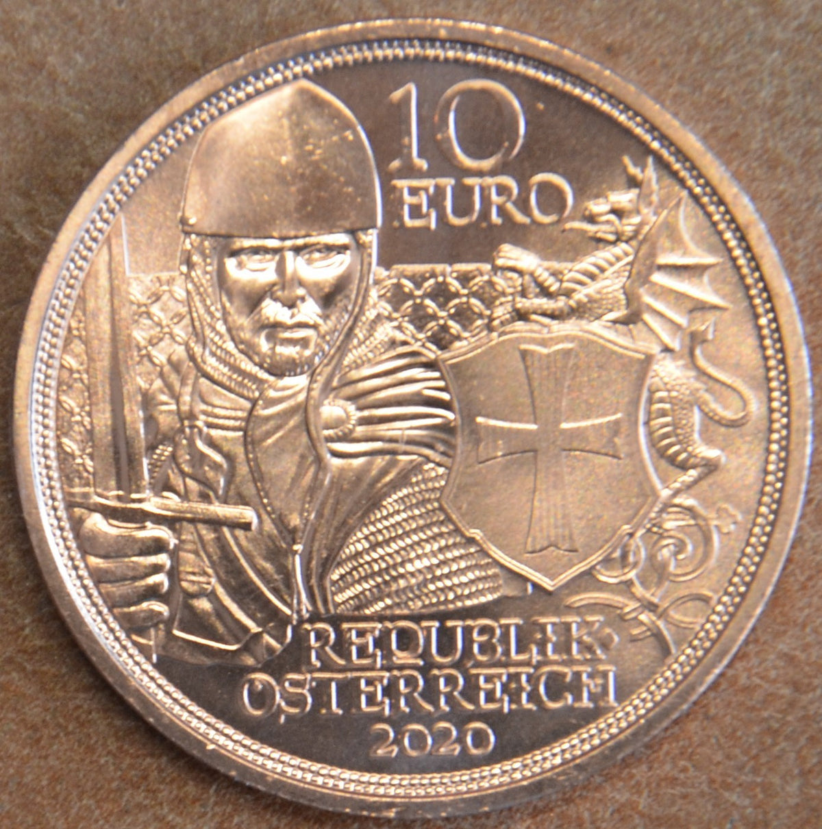 10 Euro Ausztria 2020 - A lovagok történetei III. (UNC)