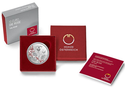 10 Euro Ausztria 2021 - A rózsa (Proof)