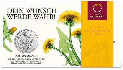 10 Euro Ausztria 2022 - A pitypang (BU)