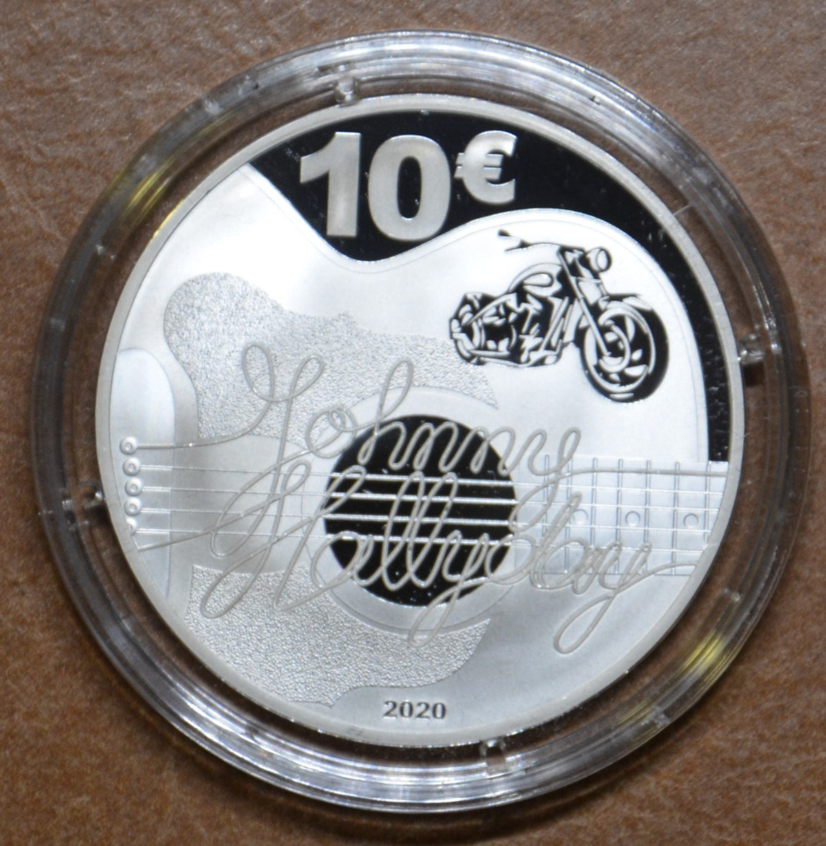 10 Euro Franciaország 2020 - Johnny Halliday (Proof)