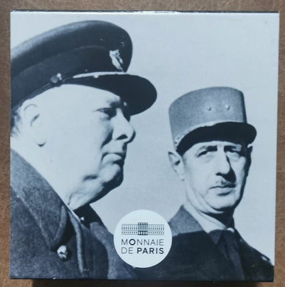 10 Euro Franciaország 2021 - Charles de Gaulle és Winston Churchill (Proof)