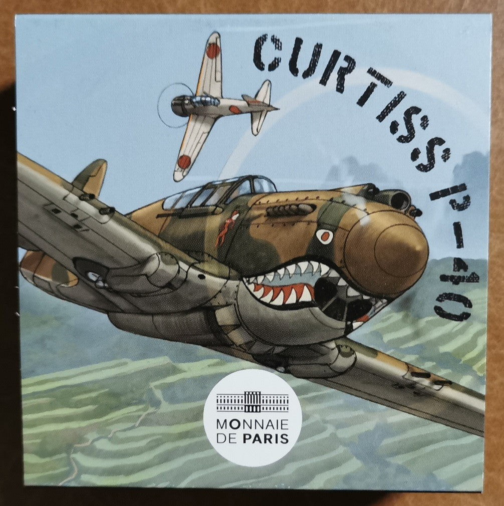 10 Euro Franciaország 2023 - Curtiss P-40 (Proof)