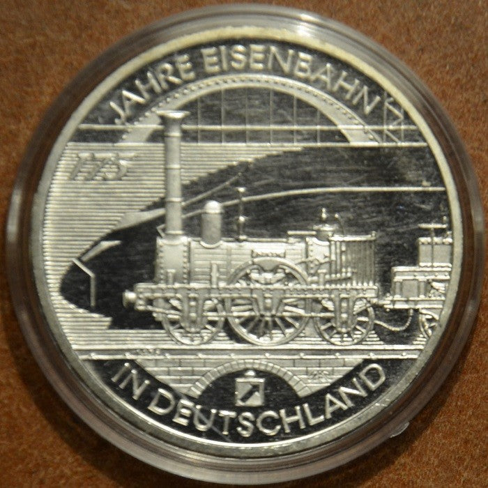 10 Euro Németország "D" 2010 - A vasút 175 éve (UNC)