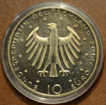 10 Euro Németország "D" 2014 Richard Strauss (UNC)