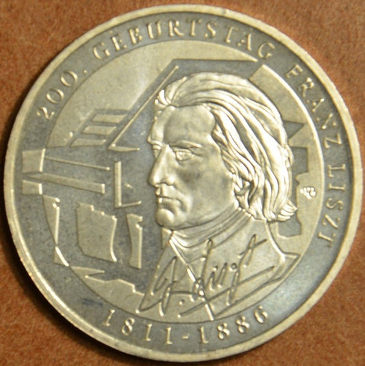 10 Euro Németország "G" 2011 Liszt Ferenc (UNC)