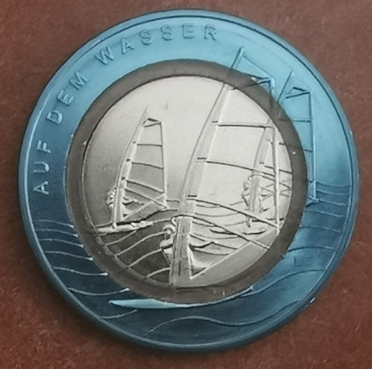 10 Euro Németország "G" 2021 A vízben UNC)