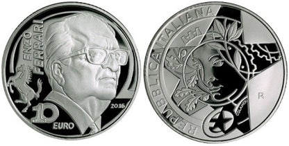 10 Euro Olaszország 2016 - Enzo Ferrari (Proof)