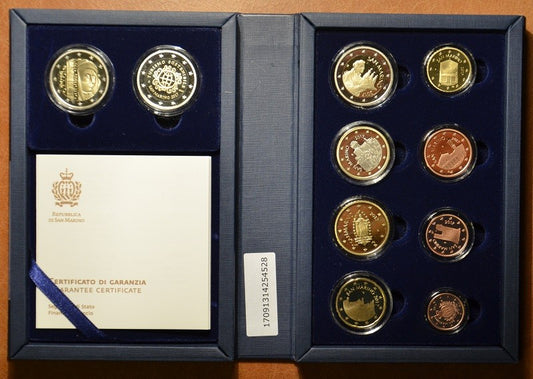 10 részes forgalmi sor San Marino 2017 (Proof)