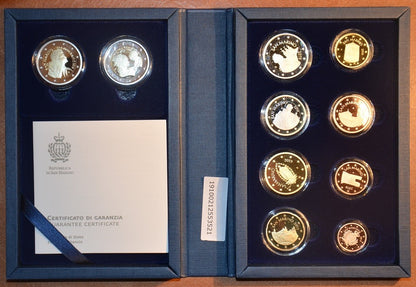 10 részes forgalmi sor San Marino 2019 (Proof)