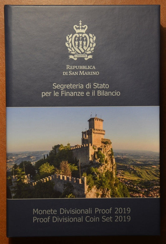10 részes forgalmi sor San Marino 2019 (Proof)