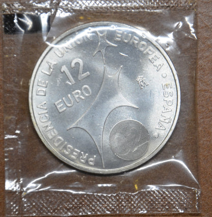 12 Euro Spanyolország 2002 - EU elnökség (BU)