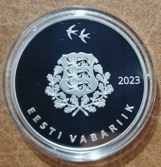 14 Euro Észtország 2021 - Észt földműves házaspár (Proof)