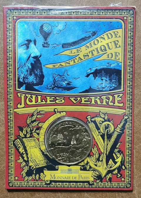 1/4 Euro Franciaország 2005 - Jules Verne (UNC)