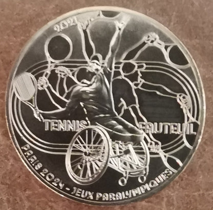 1/4 Euro Franciaország 2021 - A 2024-es olimpia: Kerekesszékes tenisz (UNC)