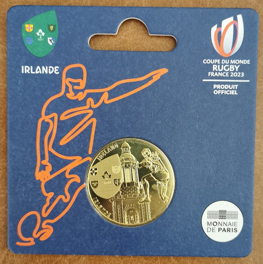 1/4 Euro Franciaország 2023 - Rugby Írország (UNC)