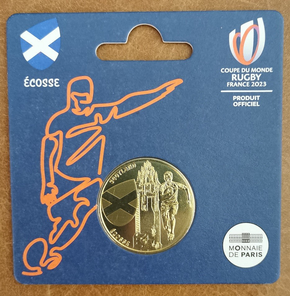 1/4 Euro Franciaország 2023 - Rugby Skócia (UNC)