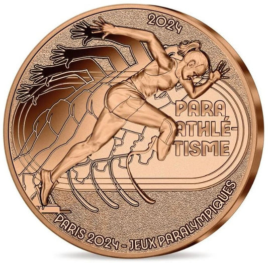 1/4 Euro Franciaország 2024 - A 2024-es olimpia: Para atlétika (UNC)