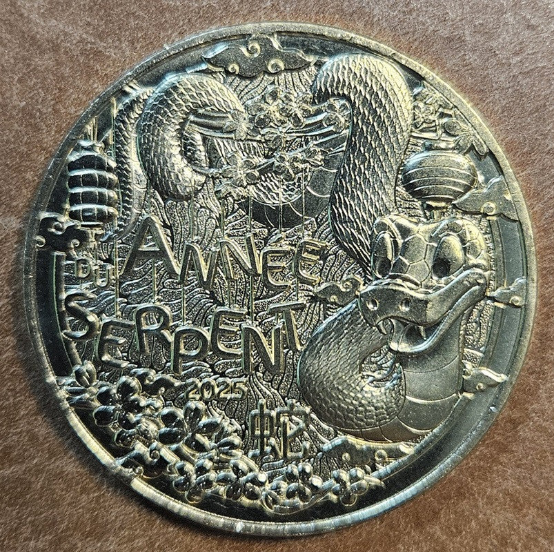 1/4 Euro Franciaország 2024 - A kígyó éve (UNC)