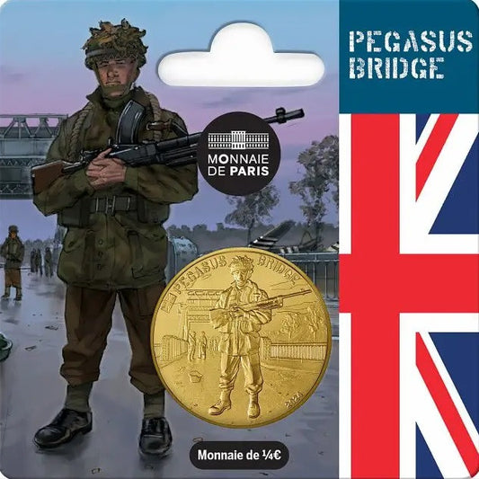 1/4 Euro Franciaország 2024 - Pegasus bridge (UNC)