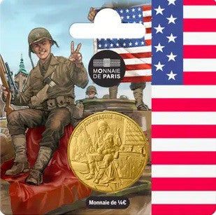 1/4 Euro Franciaország 2025 - Amerikai katona (UNC)