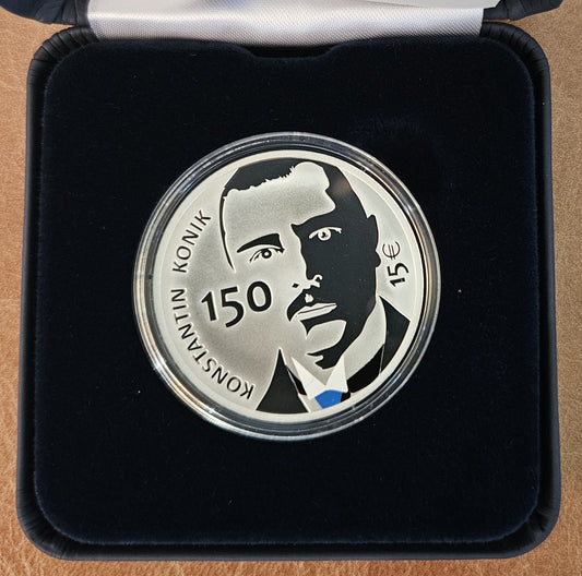 15 Euro Észtország 2023 Konstantin Konik 150 (Proof)