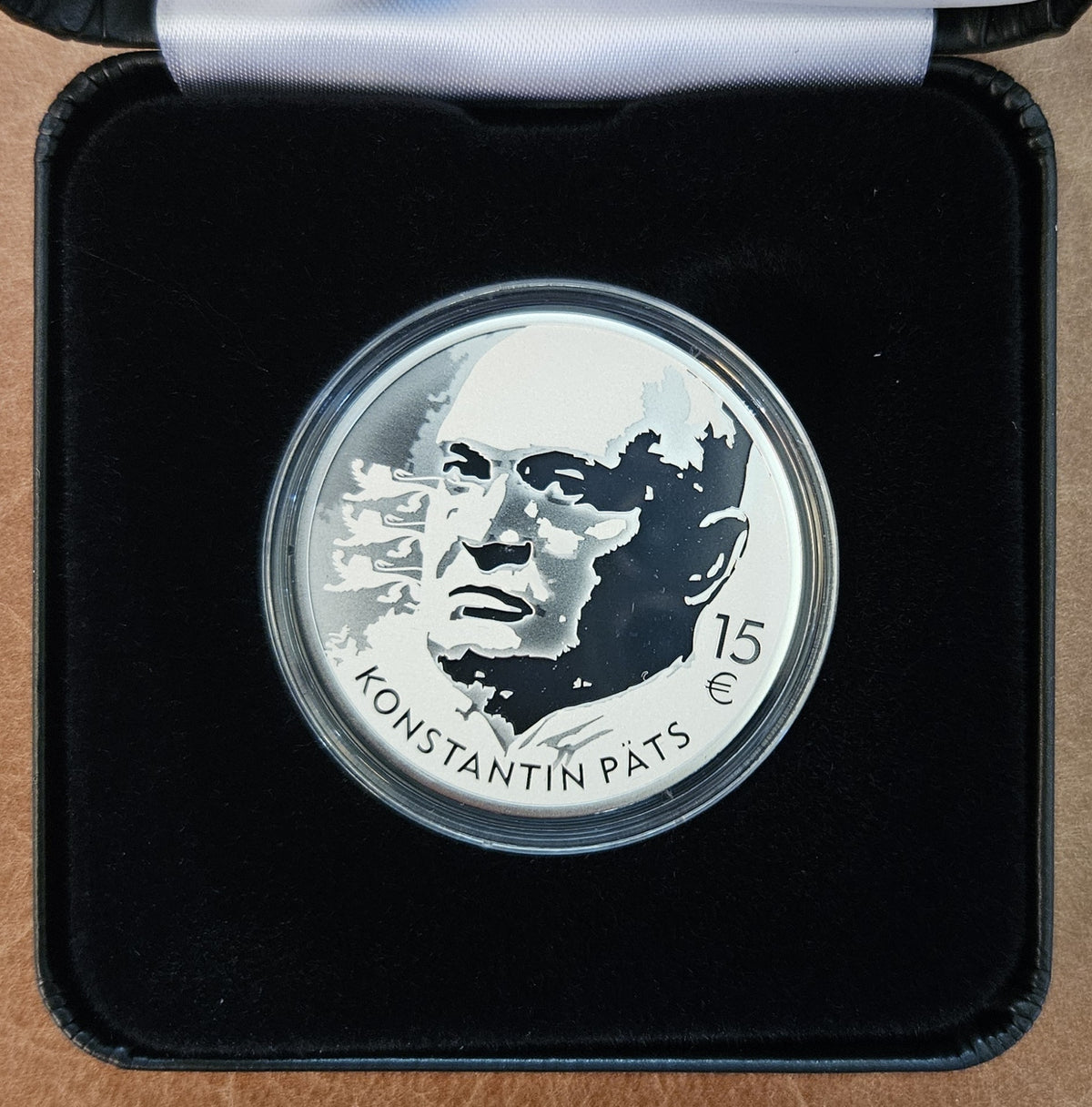 15 Euro Észtország 2024 Konstantin Päts 150 (Proof)