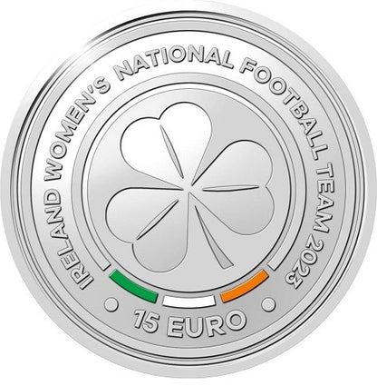 15 Euro Írország 2023 - A női focicsapat (Proof)