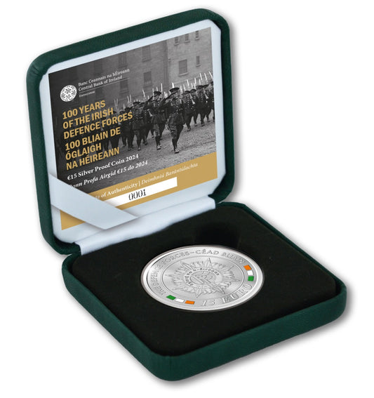 15 Euro Írország 2024 - A védelmi erők (Proof)