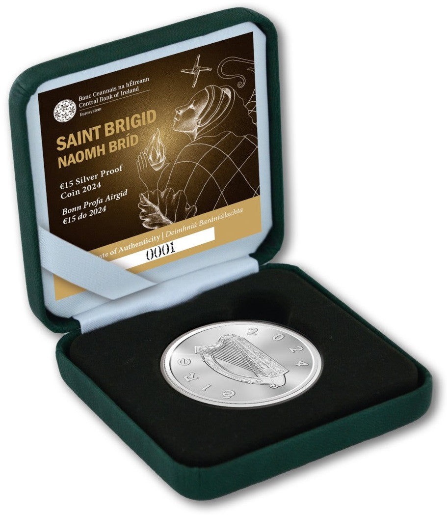 15 Euro Írország 2024 - Szent Brigitta (Proof)