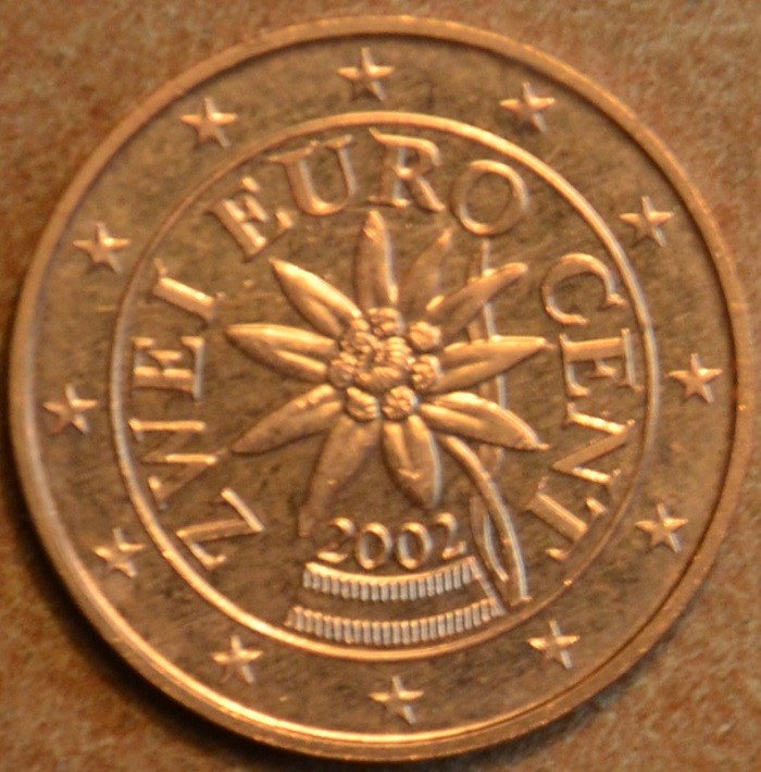 2 cent Ausztria 2002 (UNC)