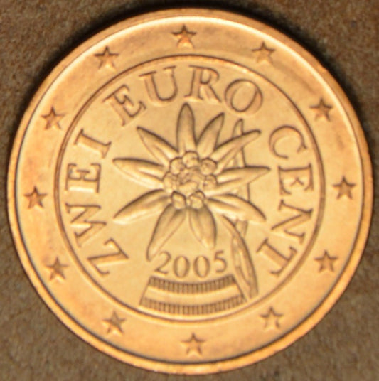 2 cent Ausztria 2005 (UNC)