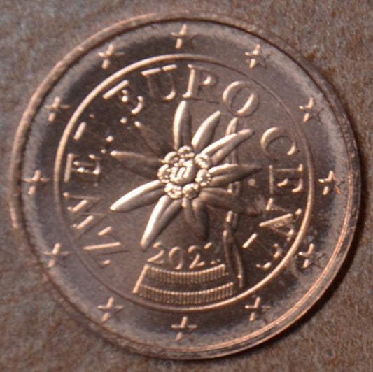 2 cent Ausztria 2021 (UNC)