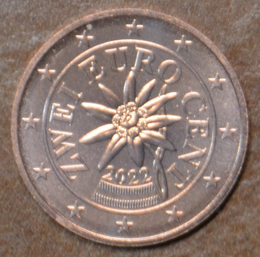 2 cent Ausztria 2022 (UNC)