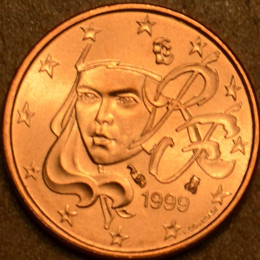 1 cent Franciaország 1999 (UNC)
