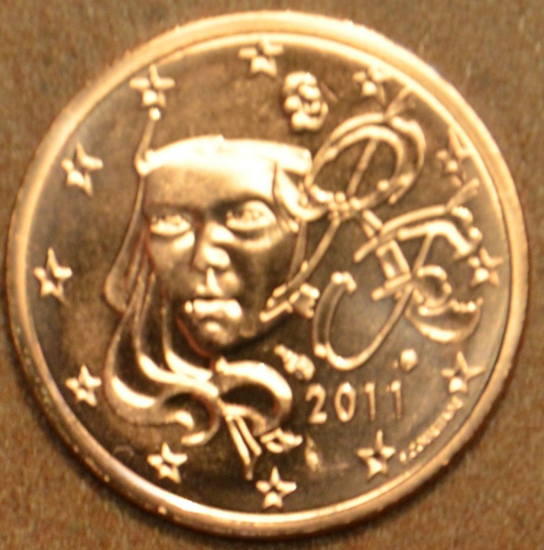 2 cent Franciaország 2011 (UNC)