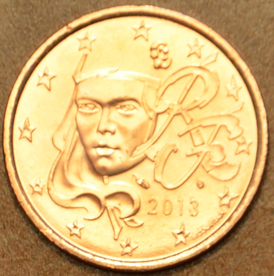 2 cent Franciaország 2013 (UNC)