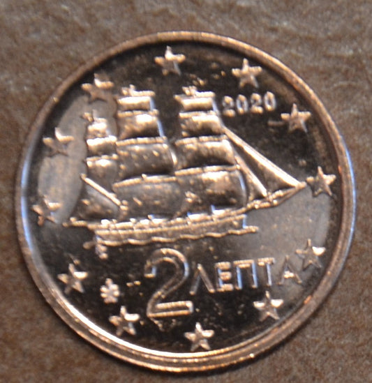 2 cent Görögország 2020 (UNC)