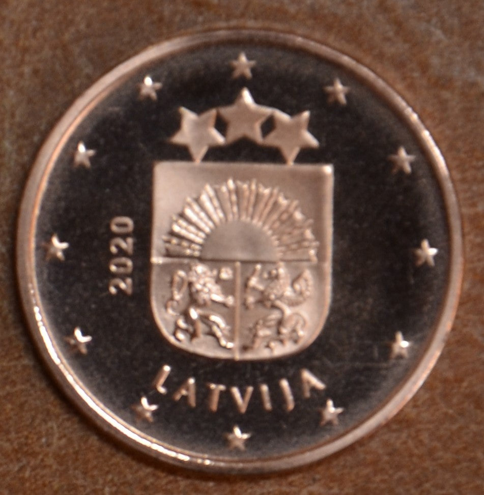 2 cent Lettország 2020 (UNC)
